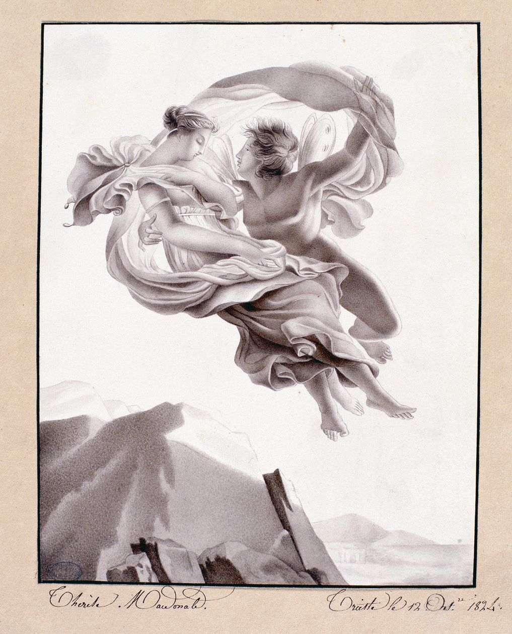 Enlèvement de Psyché, Trieste, le 12 oct 1824 - Therèse Macdonale