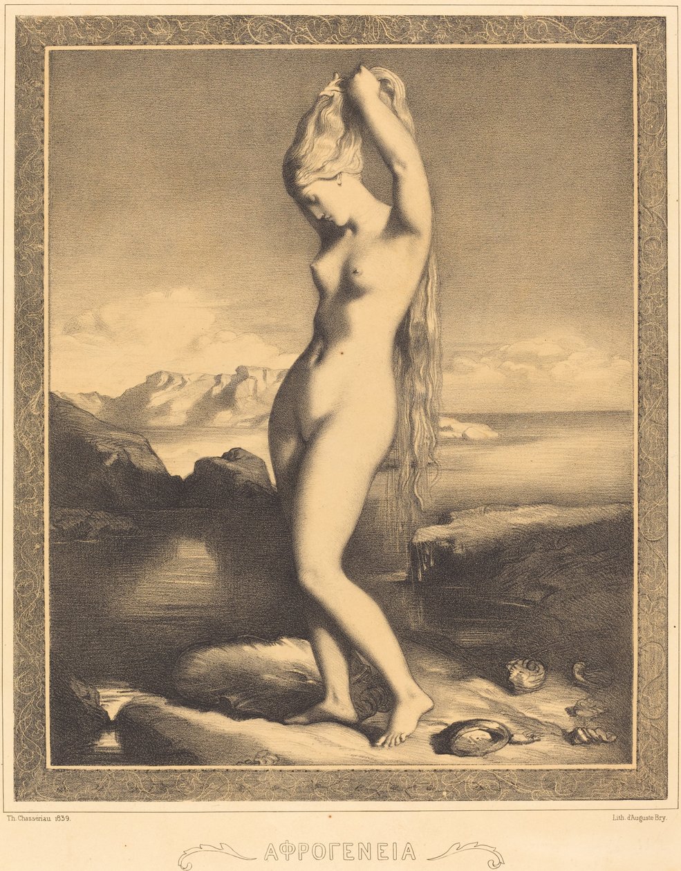 Vénus Anadyomène - Théodore Chassériau