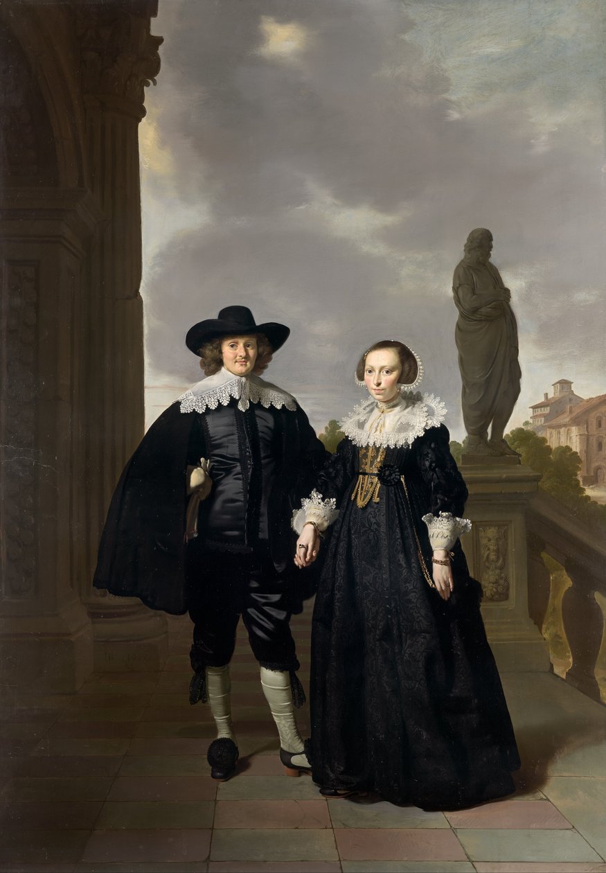 Frederick van Velthuysen et sa femme, Josina - Thomas de Keyser