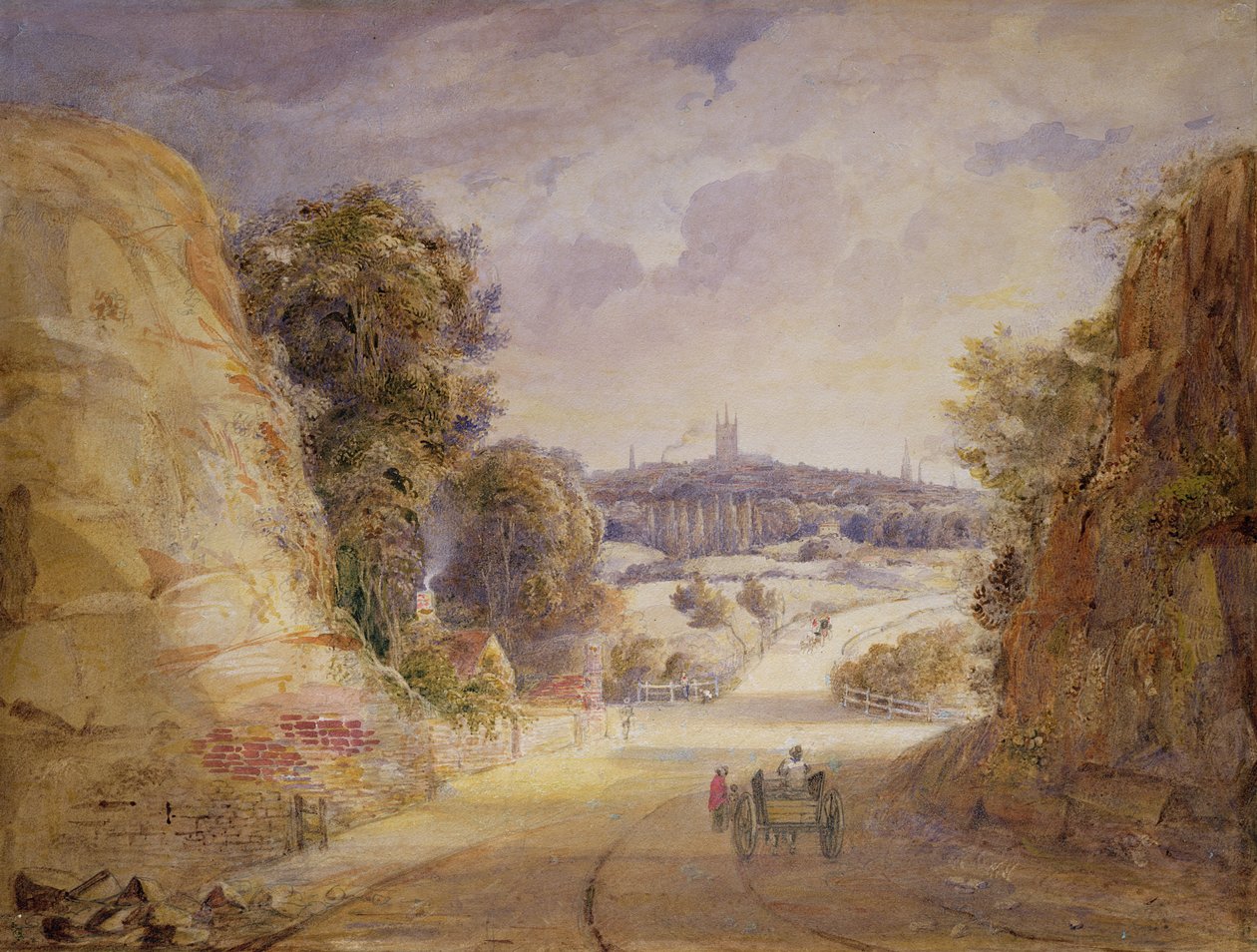 Vue de Wolverhampton - Thomas Charles Leeson Rowbotham