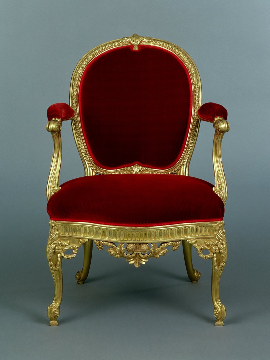 Fauteuil George III, c.1770 - Thomas Chippendale