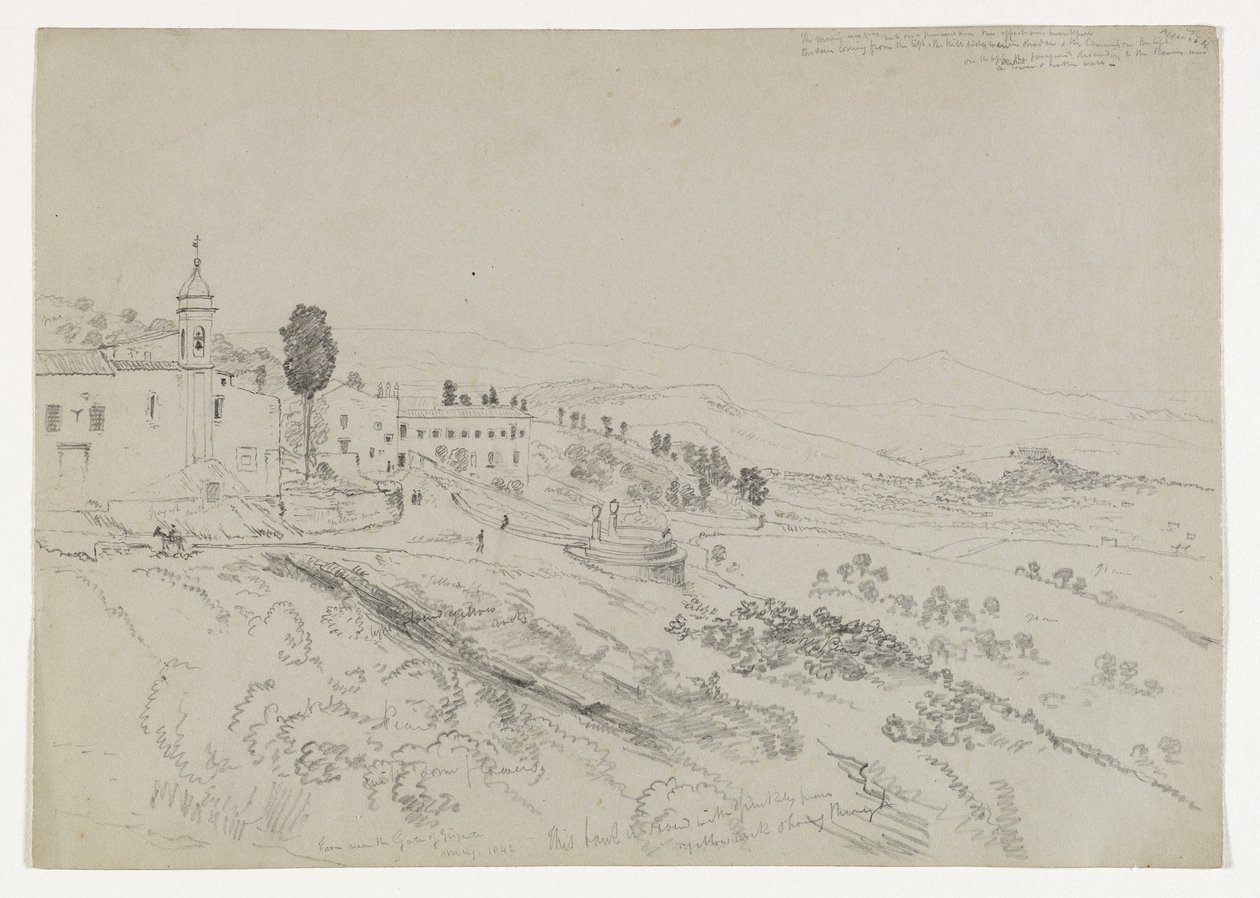 Depuis la porte de Girgenti, Sicile - Thomas Cole