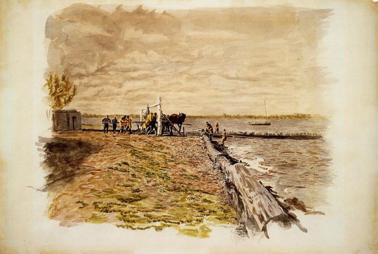 Dessiner la Seine - Thomas Eakins