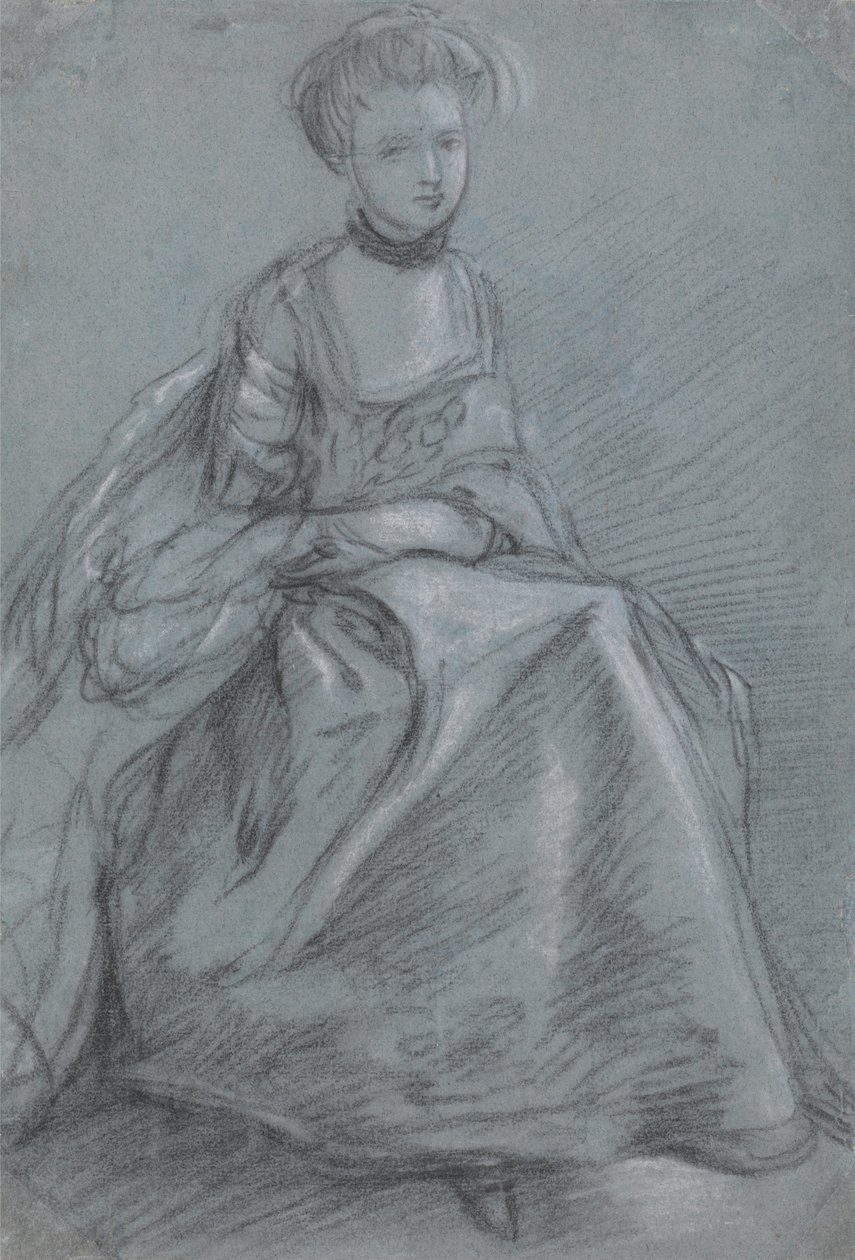 Une femme assise - Thomas Gainsborough