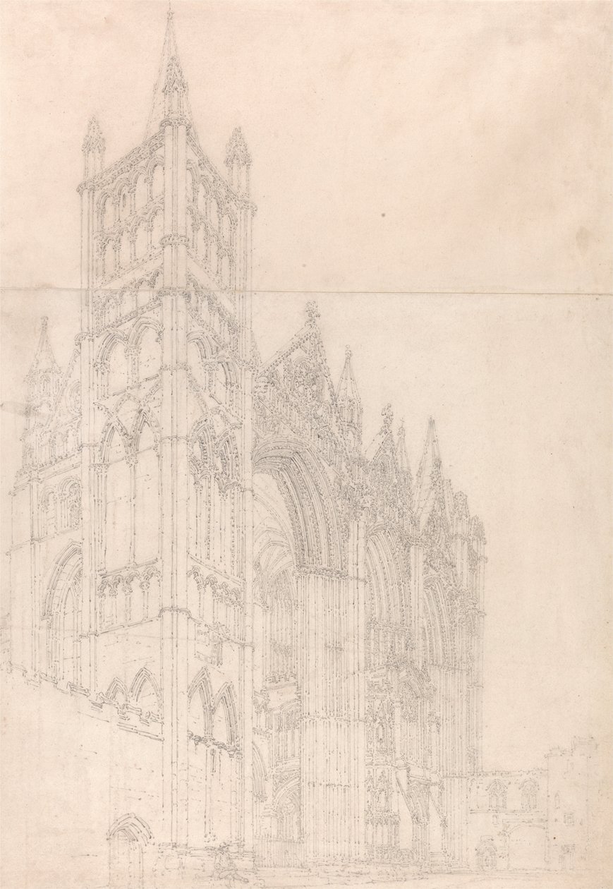 Cathédrale de Peterborough, Cambridgeshire - Thomas Girtin
