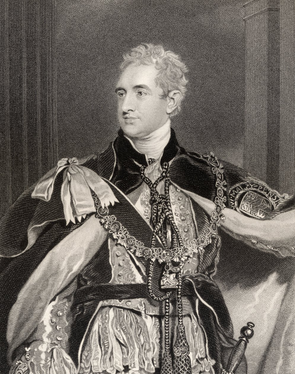 Robert Stewart Lord Castlereagh, 2e marquis de Londonderry, gravé par G. Adcock, de 