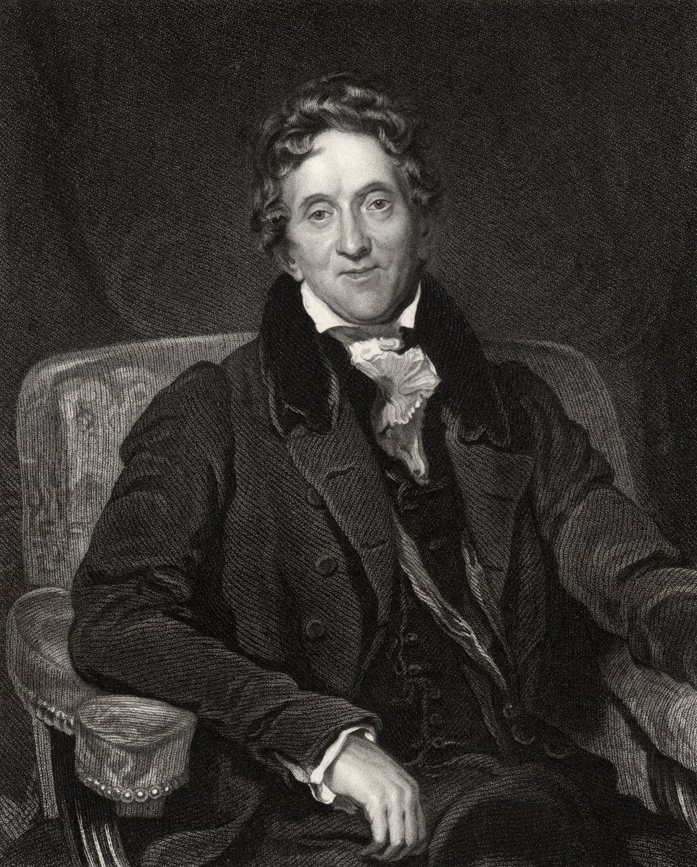 Sir John Soane, gravé par J. Thomson, de 