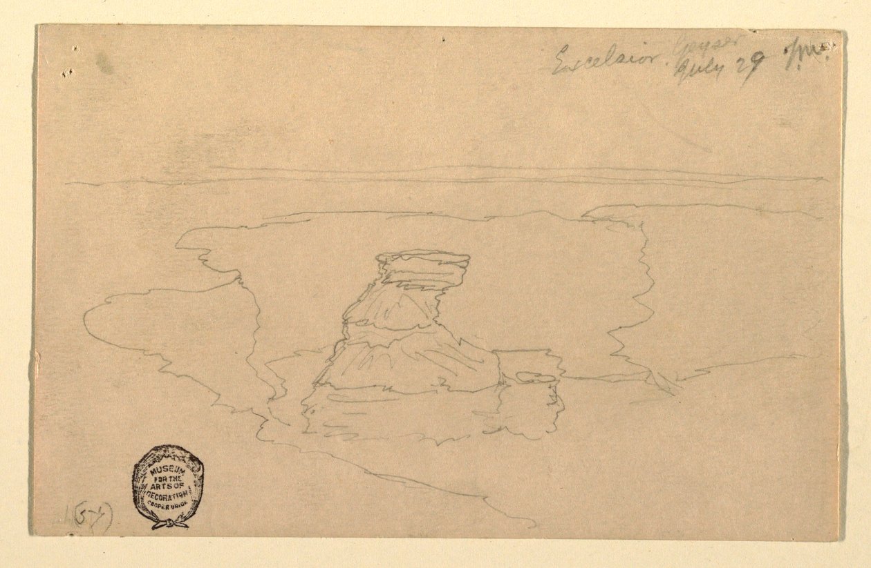 Geyser, Excelsior, Parc Yellowstone, 29 juillet 1892 - Thomas Moran