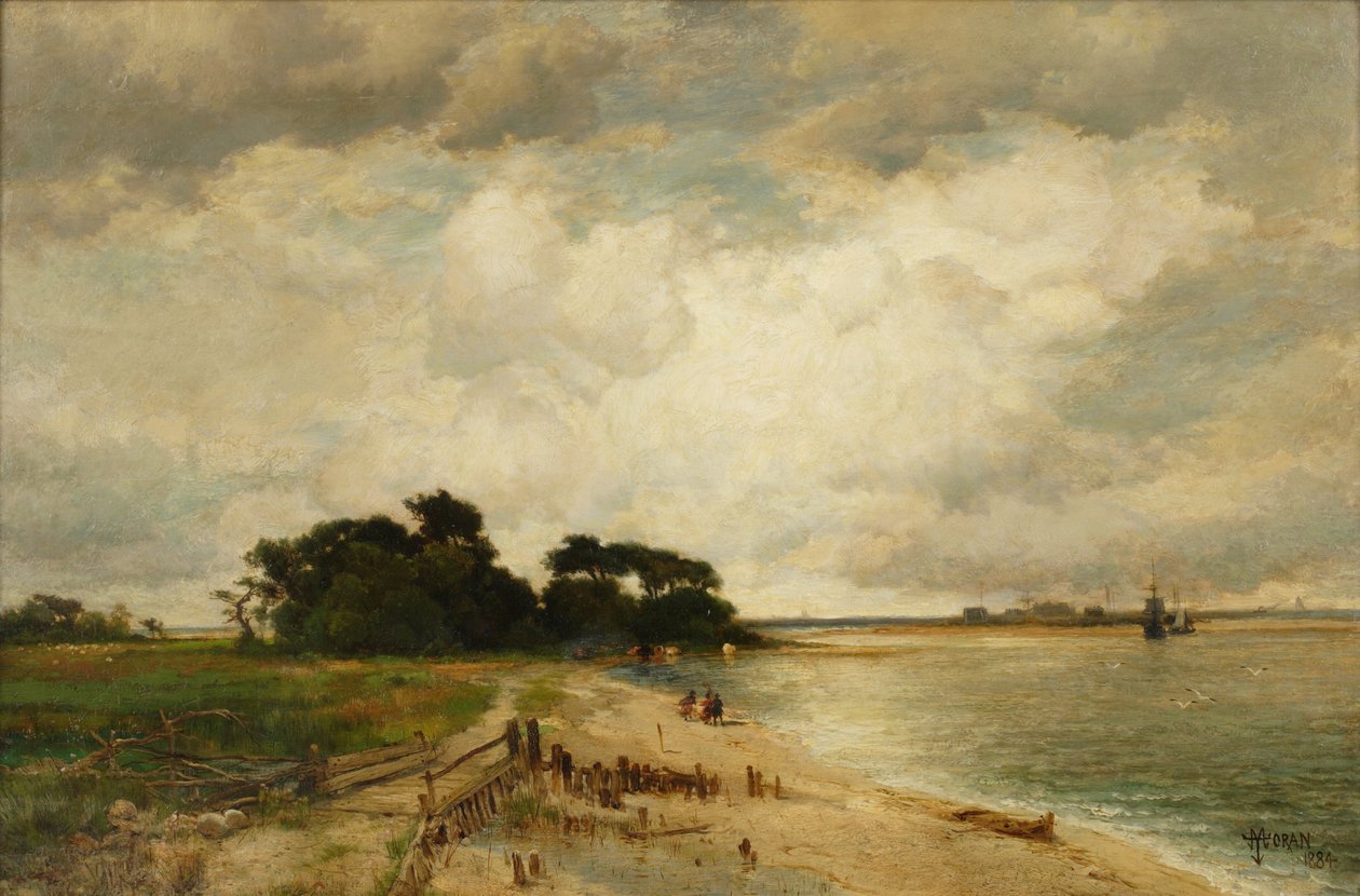Three Mile Harbor, 1884 - Thomas Moran