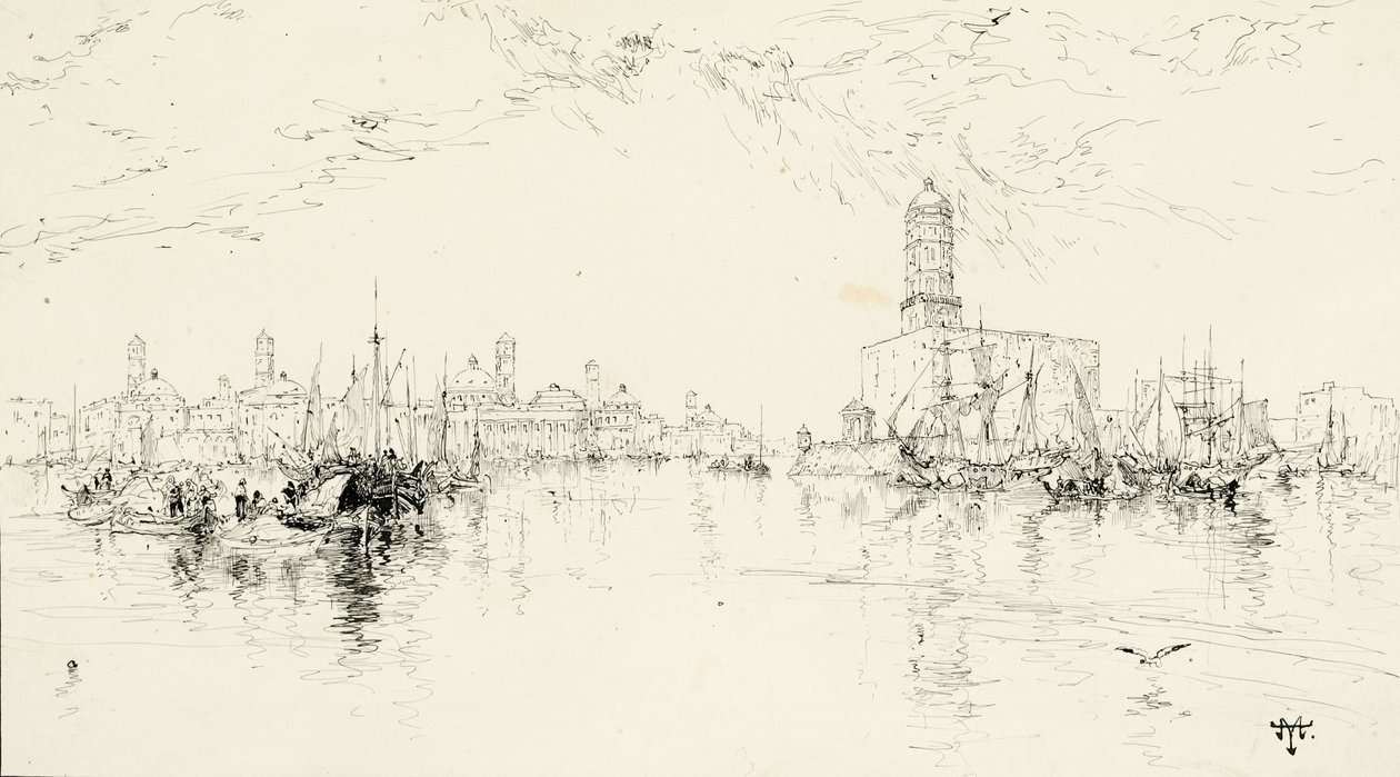 Port de Verz Cruz, Mexique, 1885 - Thomas Moran