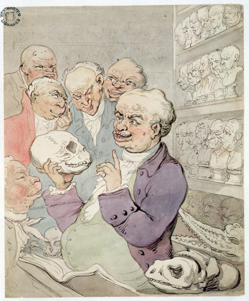Une conférence à Piccadilly en 1803 - Thomas Rowlandson