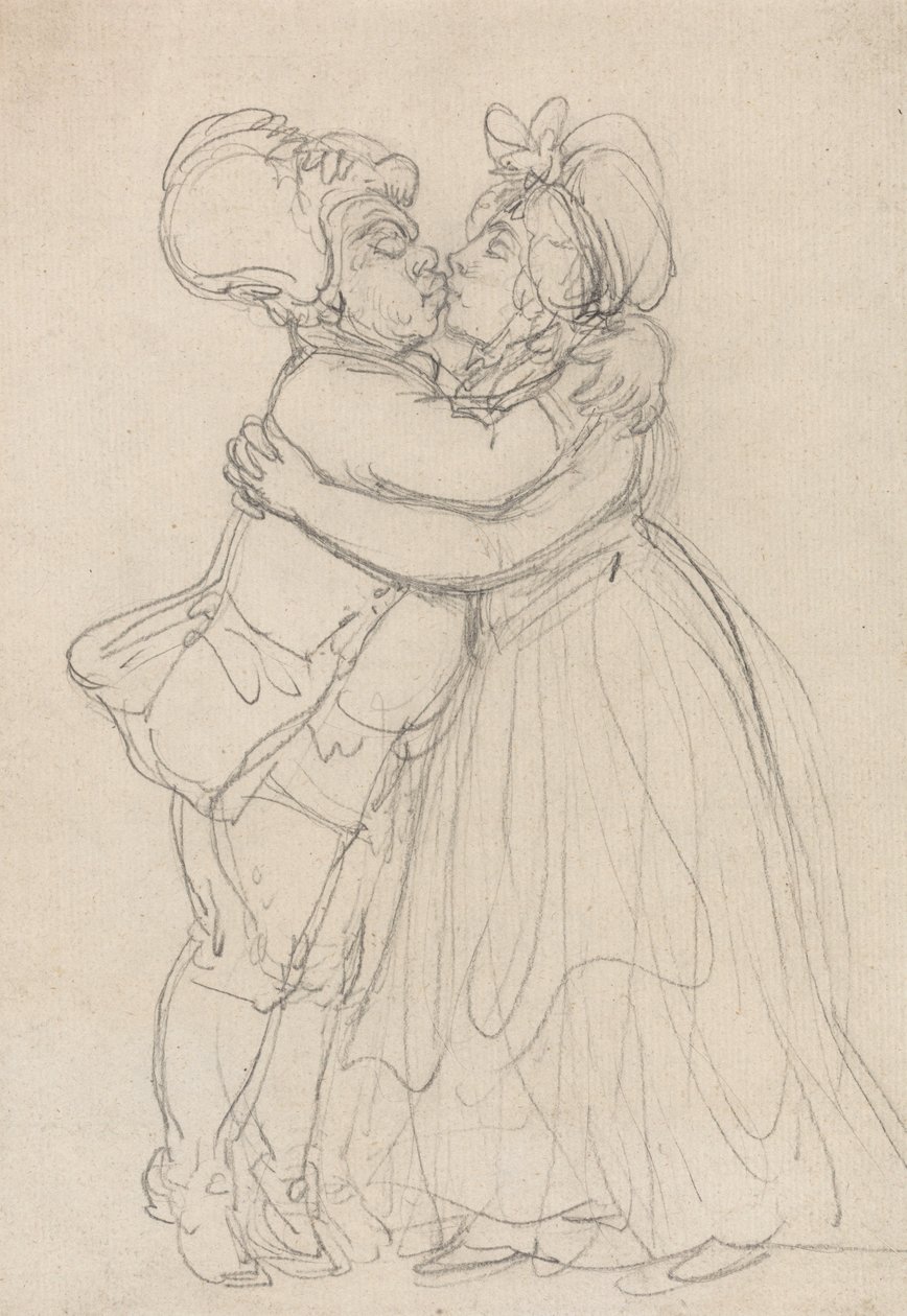 Amants pardonnants - Thomas Rowlandson