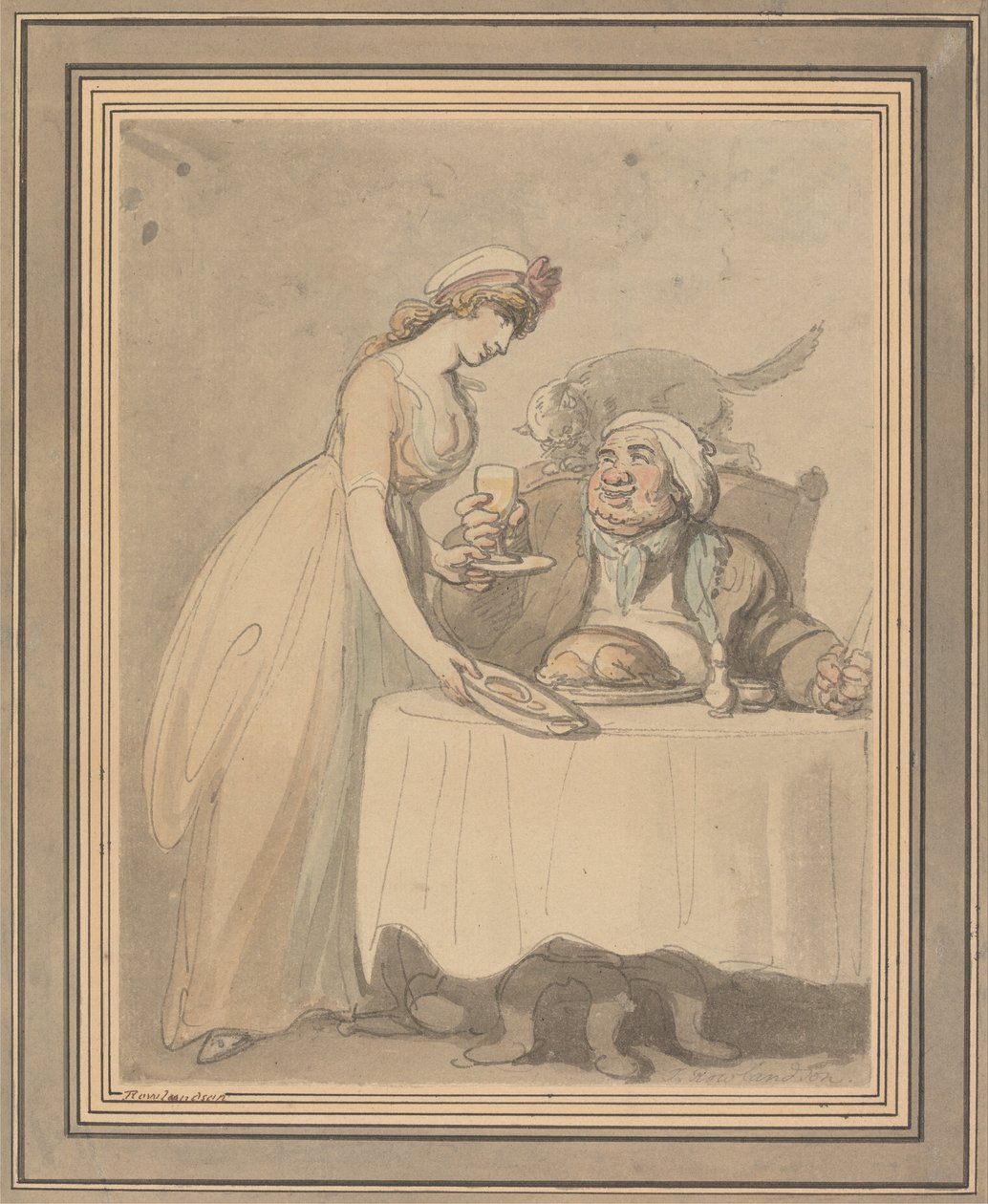 Le gourmand - Thomas Rowlandson