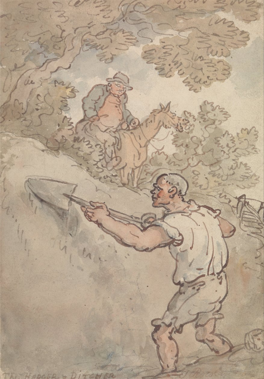 Le Haie et le Fossé - Thomas Rowlandson