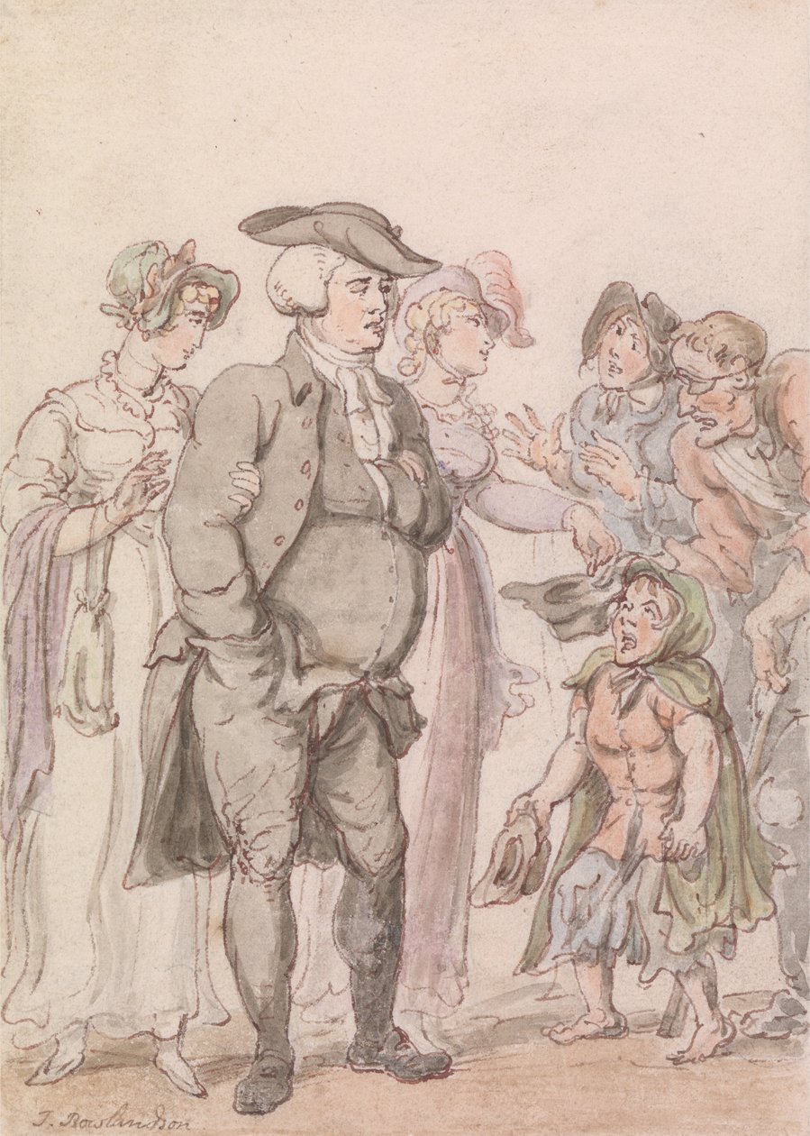 Le Vicaire de Wakefield - Frontispice - Thomas Rowlandson