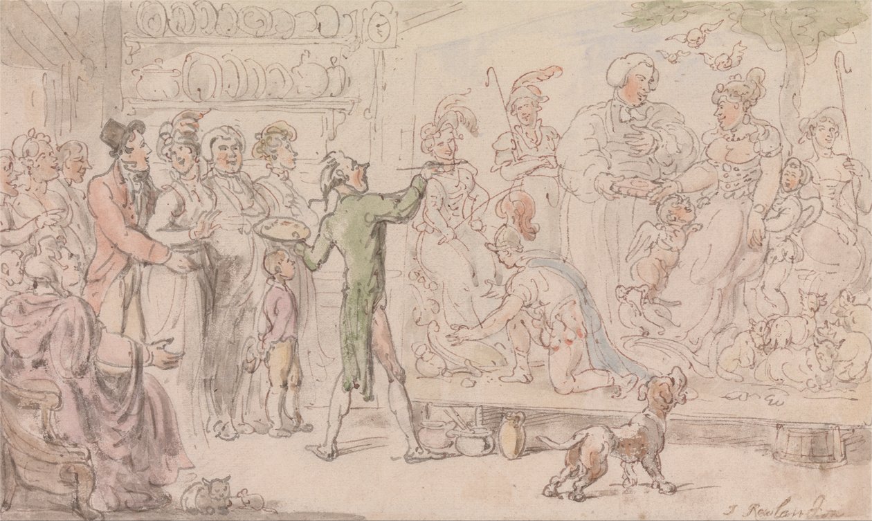 Le Vicaire de Wakefield - Le Portrait de famille - Thomas Rowlandson