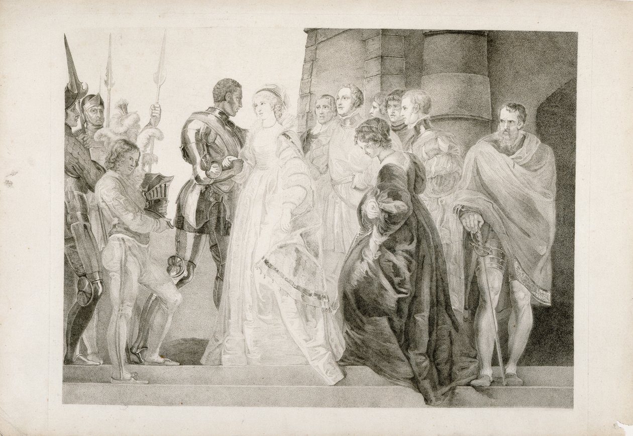 Othello, Acte II, Scène I, gravé par Thomas Ryder - Thomas Stothard