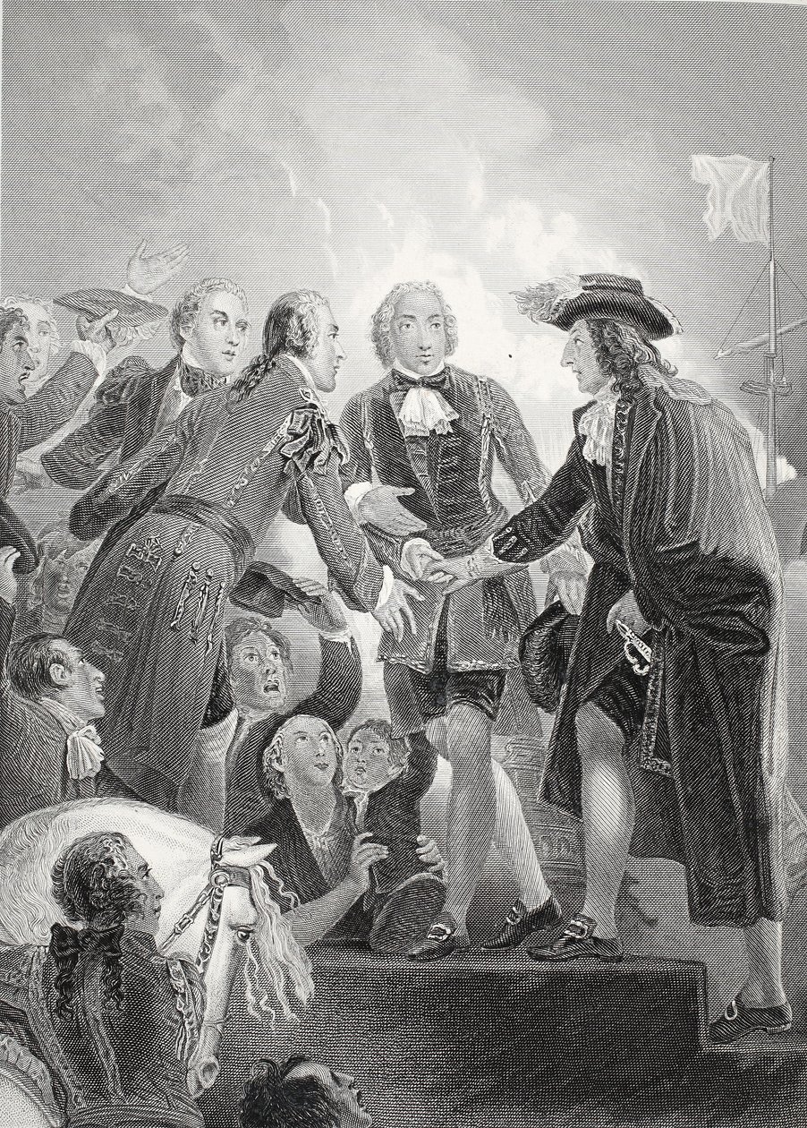 Le débarquement de Guillaume III à Torbay, gravé par A.H. Payne - Thomas Stothard