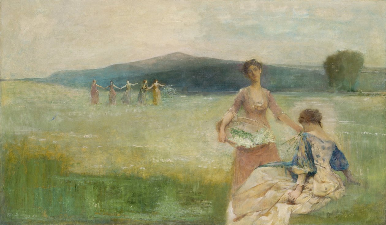Printemps - Thomas Wilmer Dewing