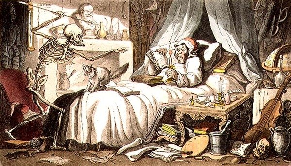 "Fungus, enfin, parvient à mettre/La flèche de la mort dans son cabinet", de 