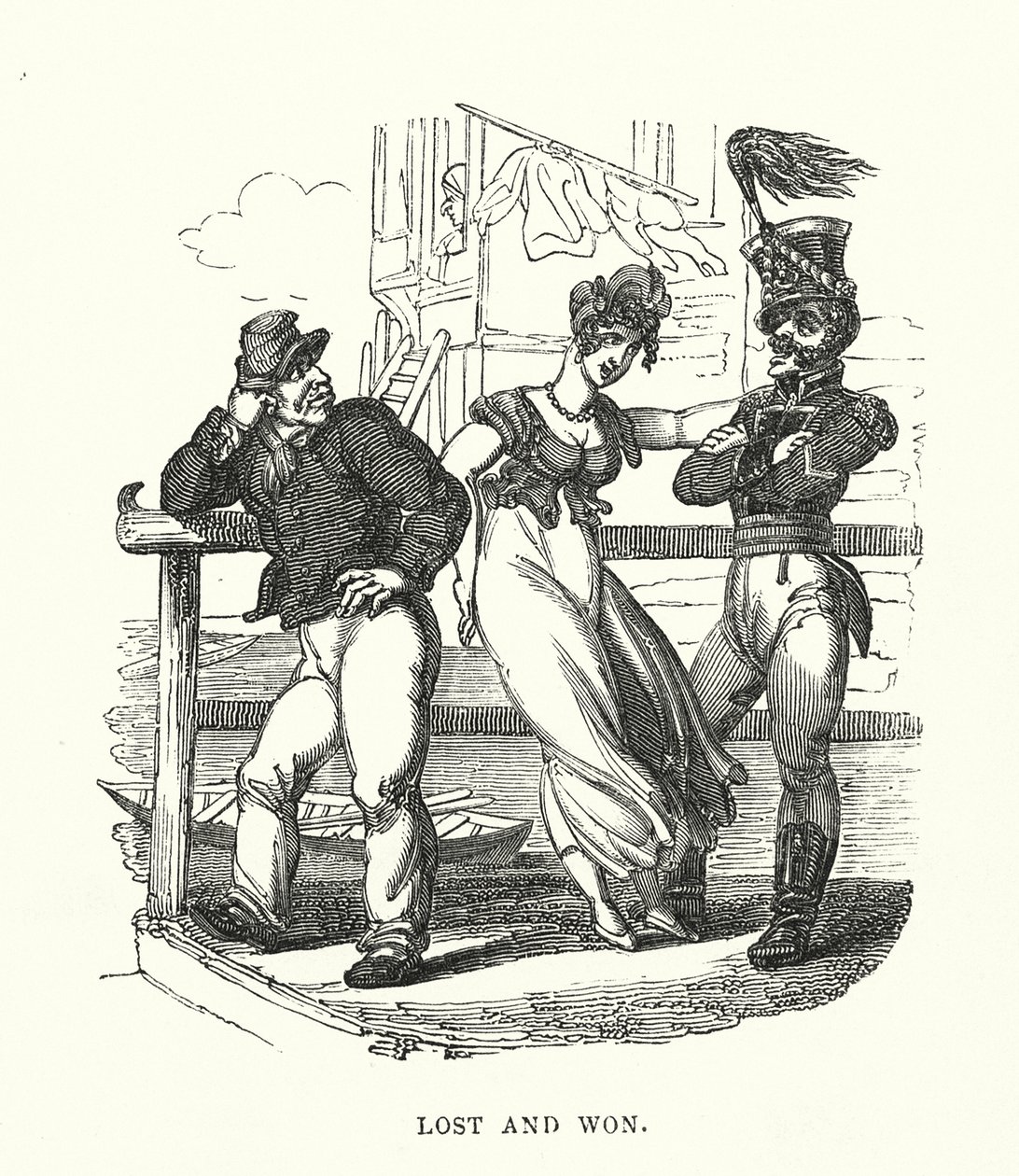 Perdu et gagné (gravure) - Thomas (after) Rowlandson
