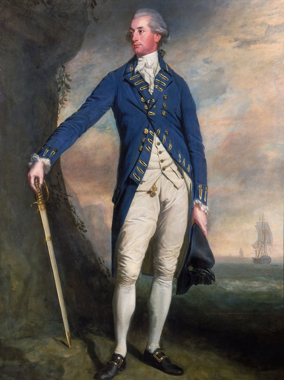 Capitaine Sir George Montagu (1750-1829), c.1780-90 - Thomas (attr.to) Beach