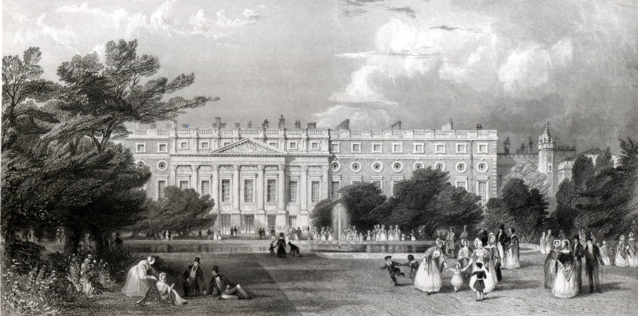 Palais de Hampton Court - Thomas Allom