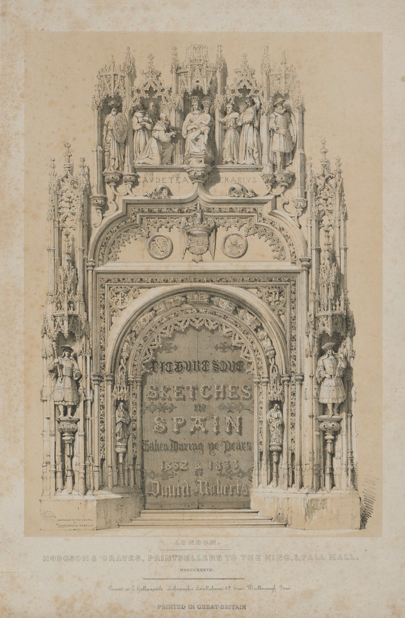 Croquis pittoresques en Espagne : Page de titre - Thomas Allom