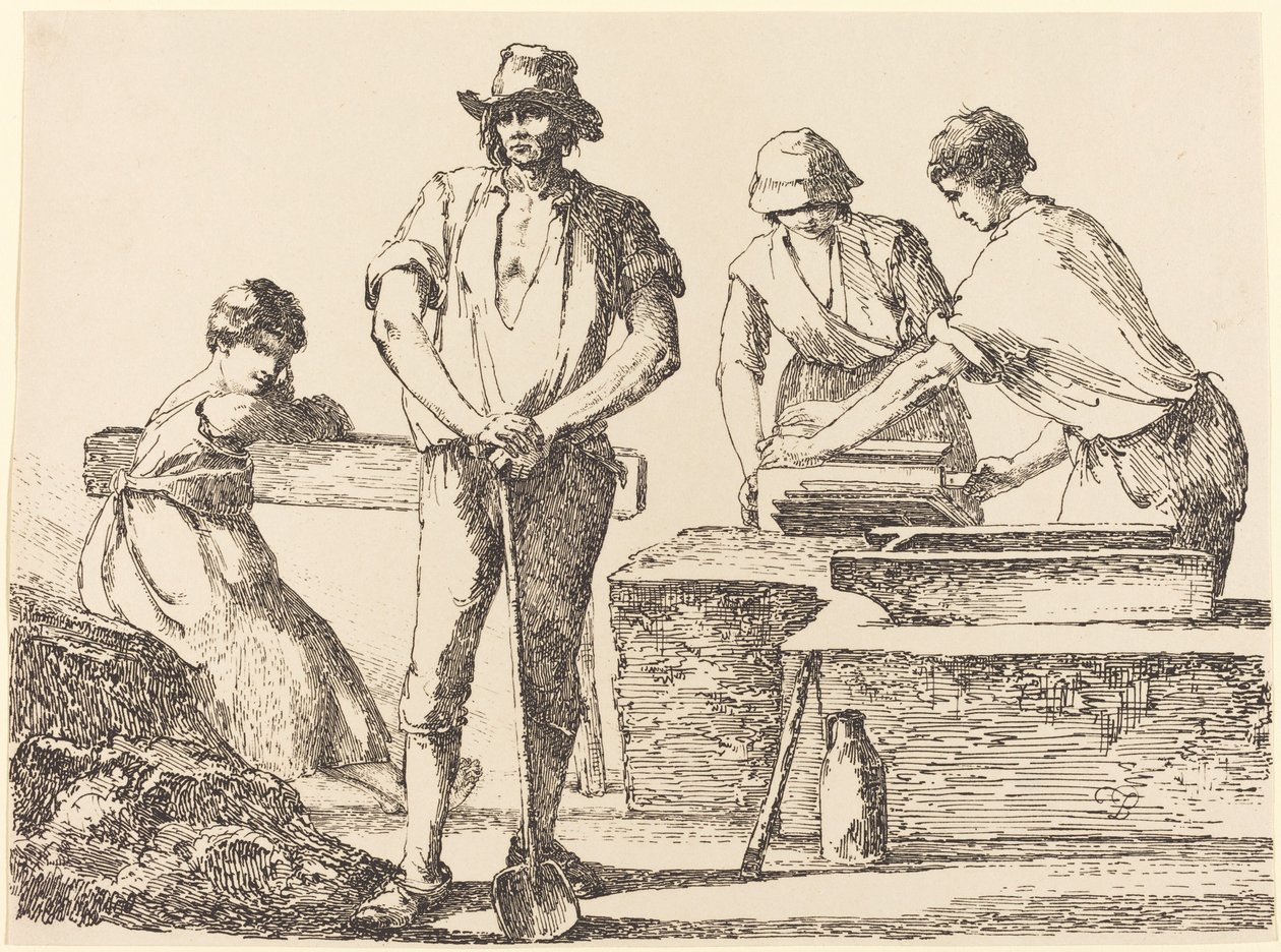 Fabricants de tuiles, 1803 - Thomas Barker