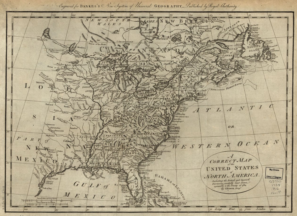 Une carte exacte des États-Unis d