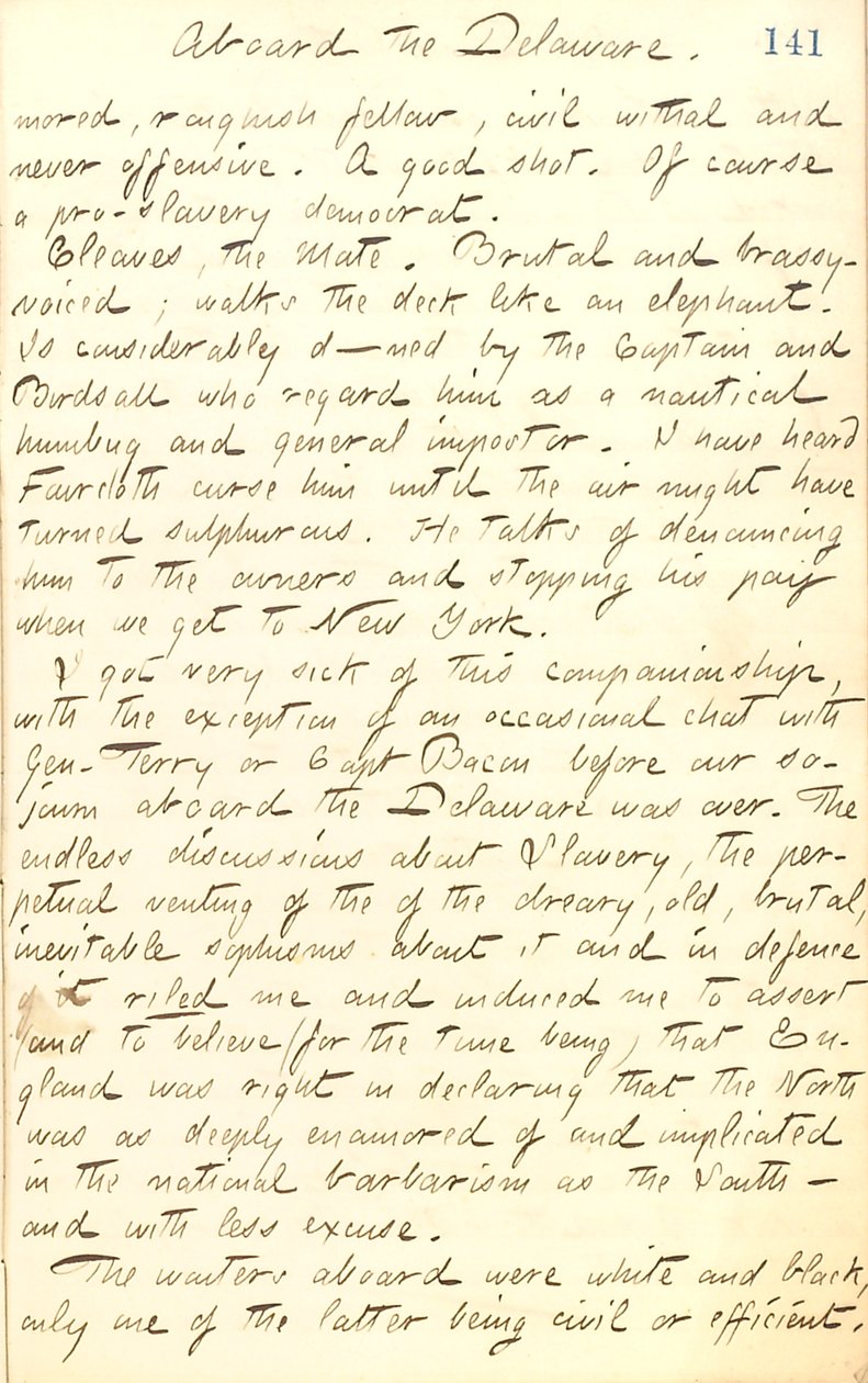 Journaux de Thomas Butler Gunn - Volume 20, page 155, 31 août 1862 - Thomas Butler Gunn