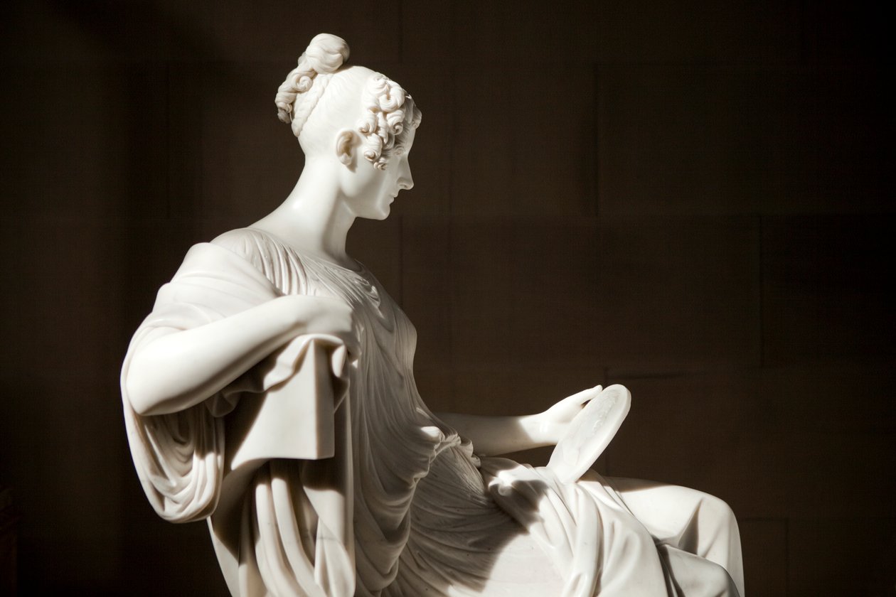 Sculpture de la princesse Pauline Borghèse (marbre) - Thomas Campbell