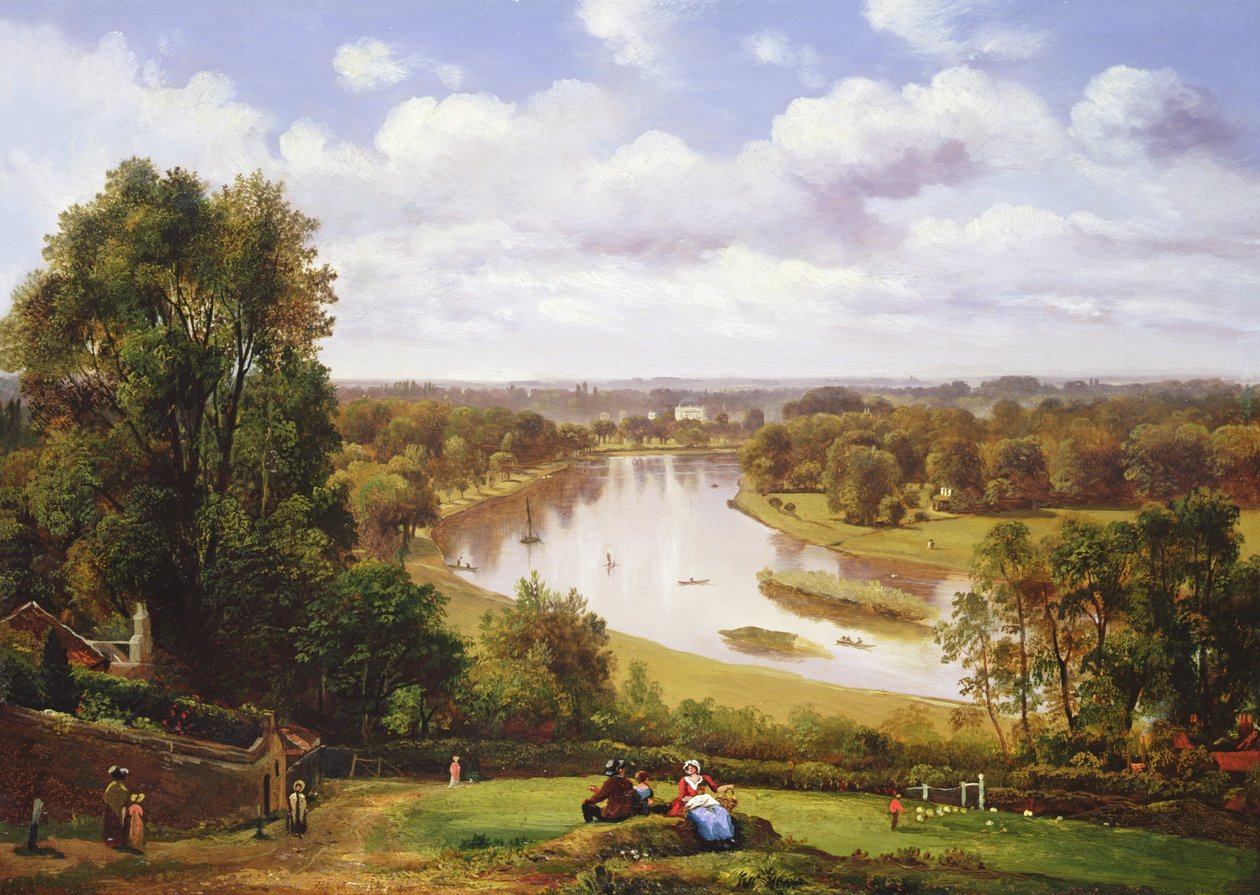 Vue de la Tamise depuis Richmond Hill - Thomas Christopher Hofland