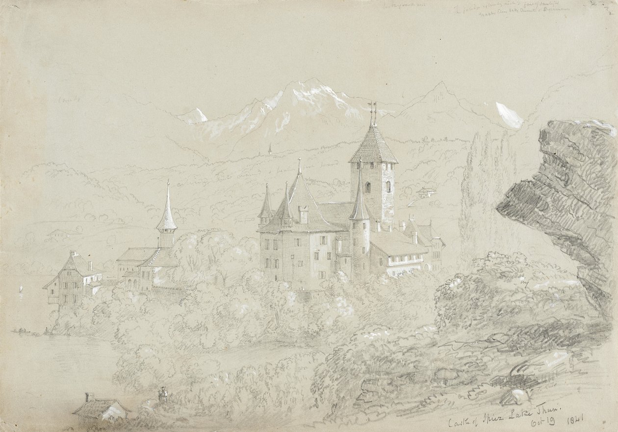 Château de Spiez, 1841 - Thomas Cole