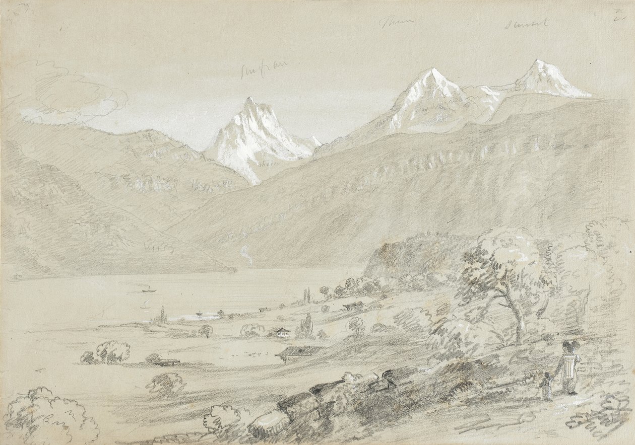 Paysage avec la Jungfrau - Thomas Cole