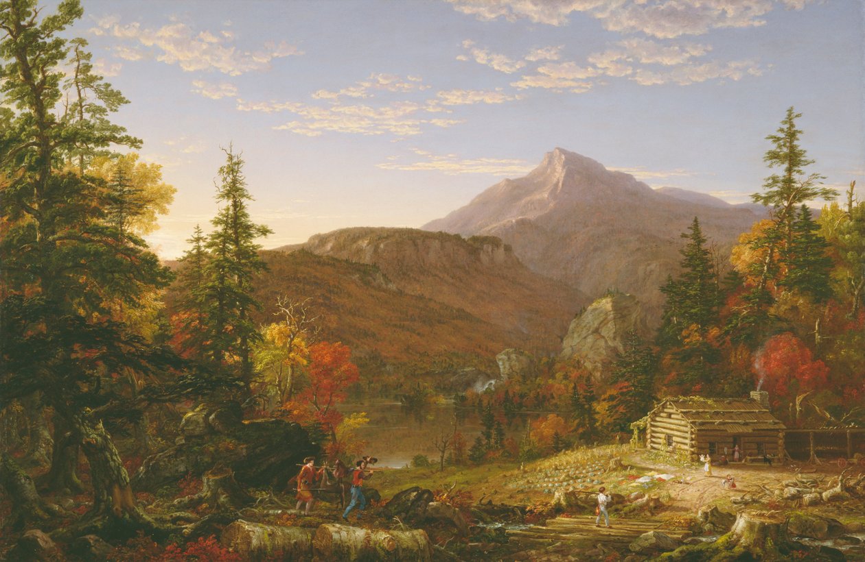 Le retour du chasseur - Thomas Cole