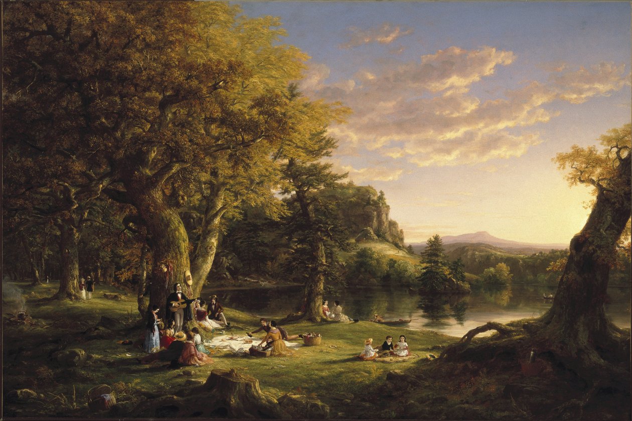 Le pique-nique - Thomas Cole
