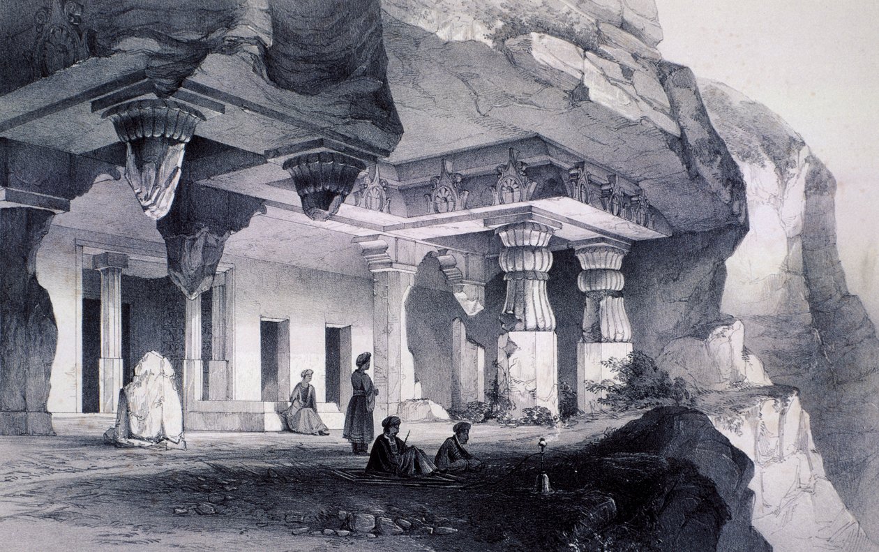 Ajunta sic, grotte Vihara numéro sept - Thomas Colman Dibdin