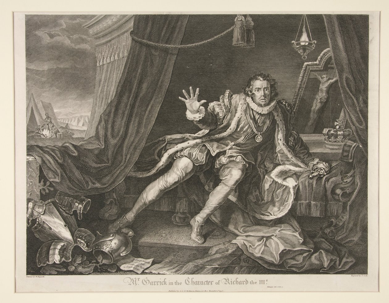 M. Garrick dans le rôle de Richard III - Thomas Cook