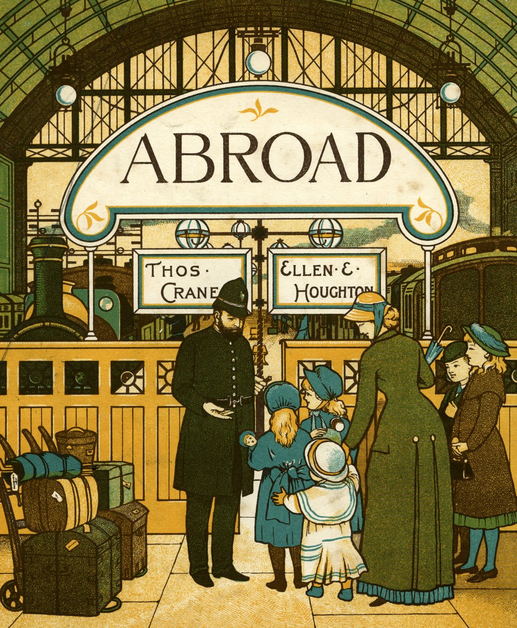Vacances victoriennes - embarquement dans le train - Thomas Crane