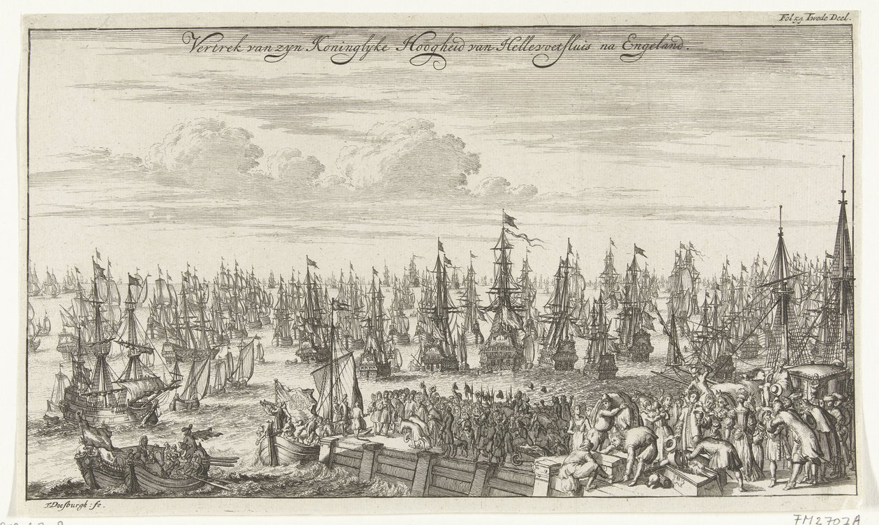 Départ de Guillaume III de Hellevoetsluis pour l