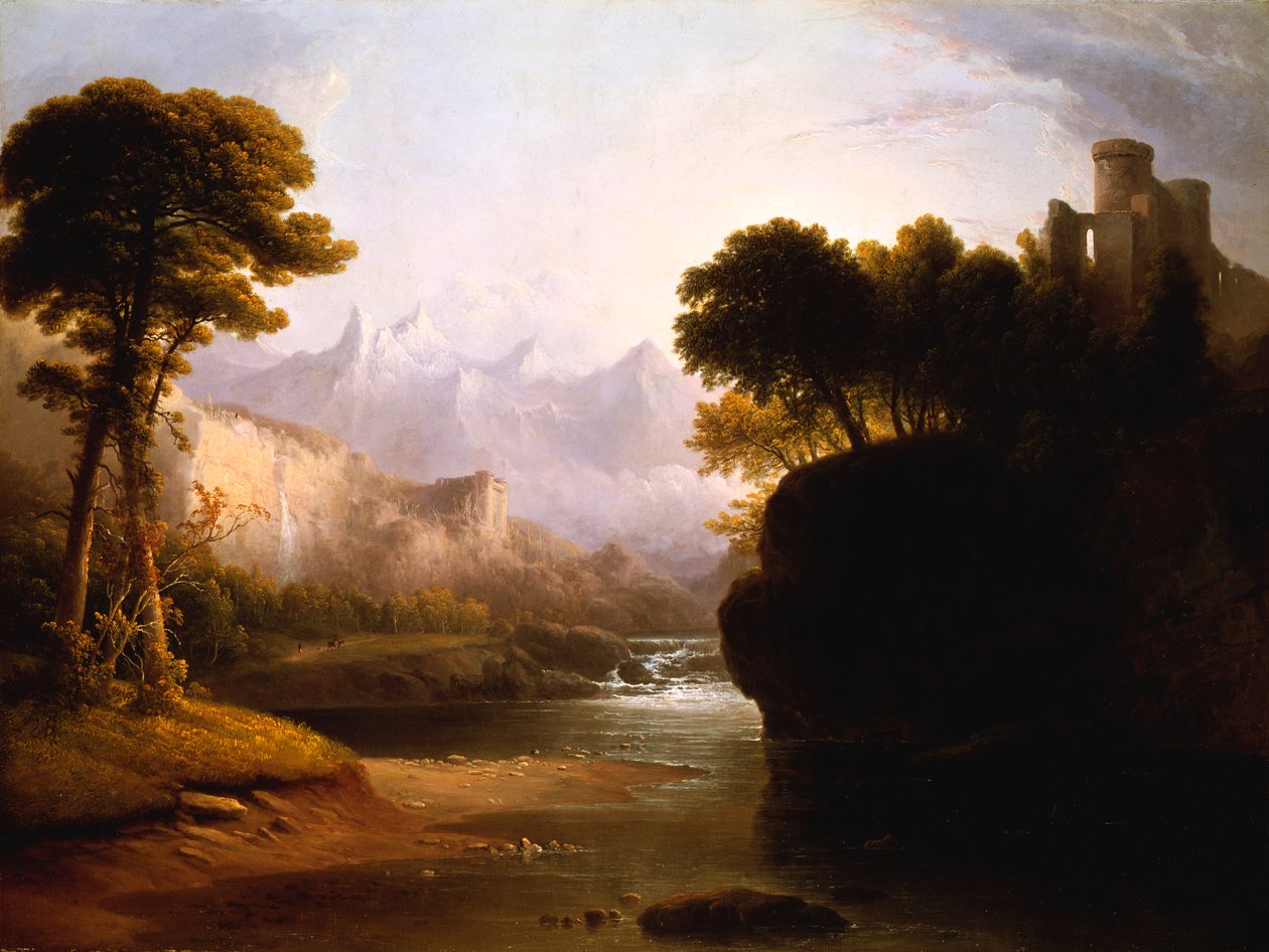Paysage imaginaire, 1834 - Thomas Doughty