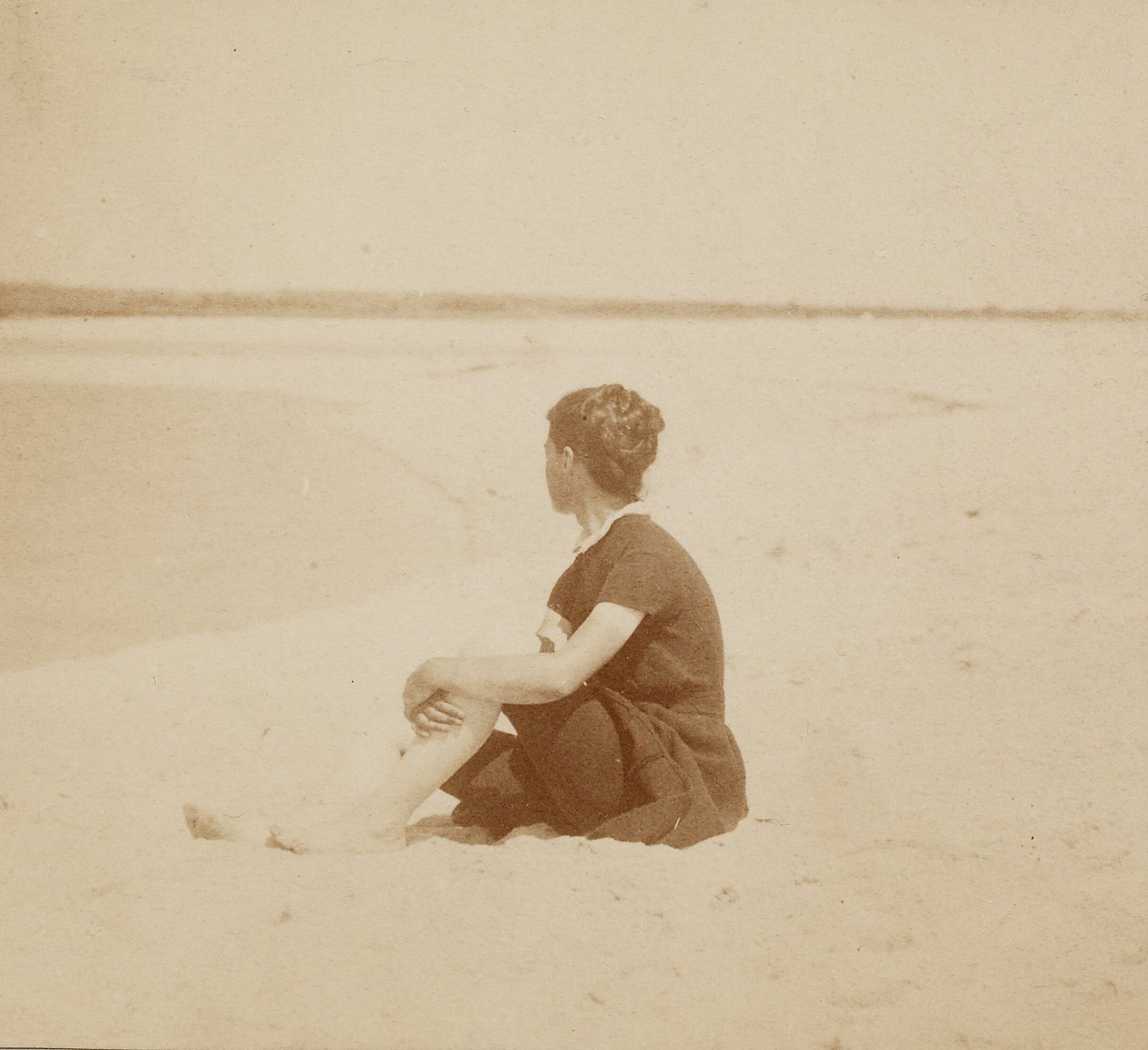 [Mary Macdowell sur la plage, Manasquan, New Jersey] - Thomas Eakins