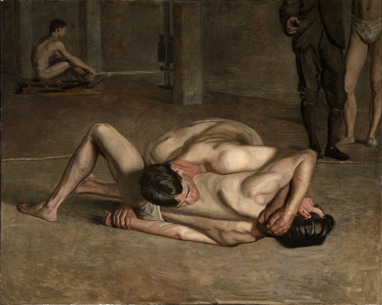 Lutteurs - Thomas Eakins