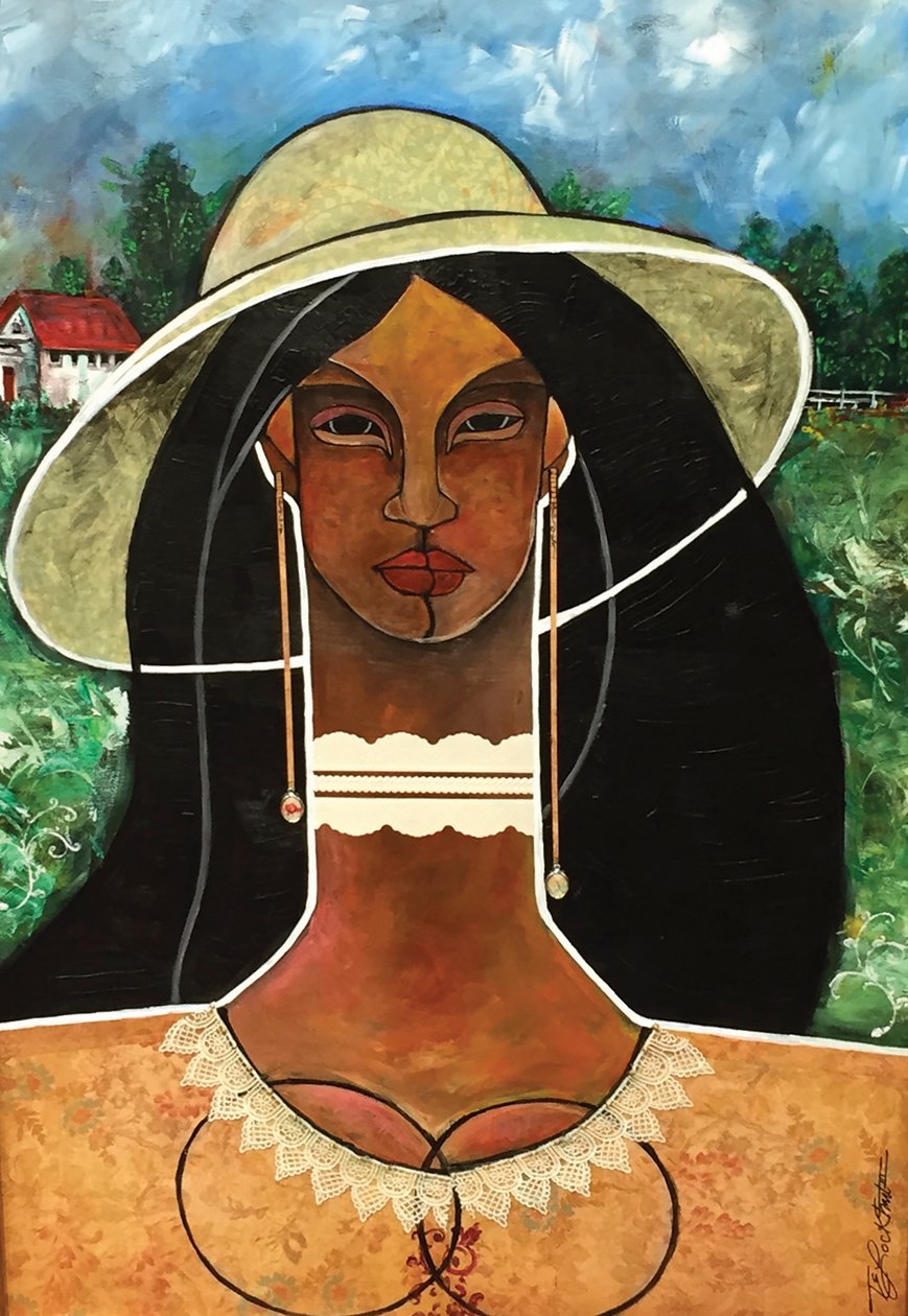 Bella, 2014 (technique mixte sur toile) - Thomas Elias Lockhart