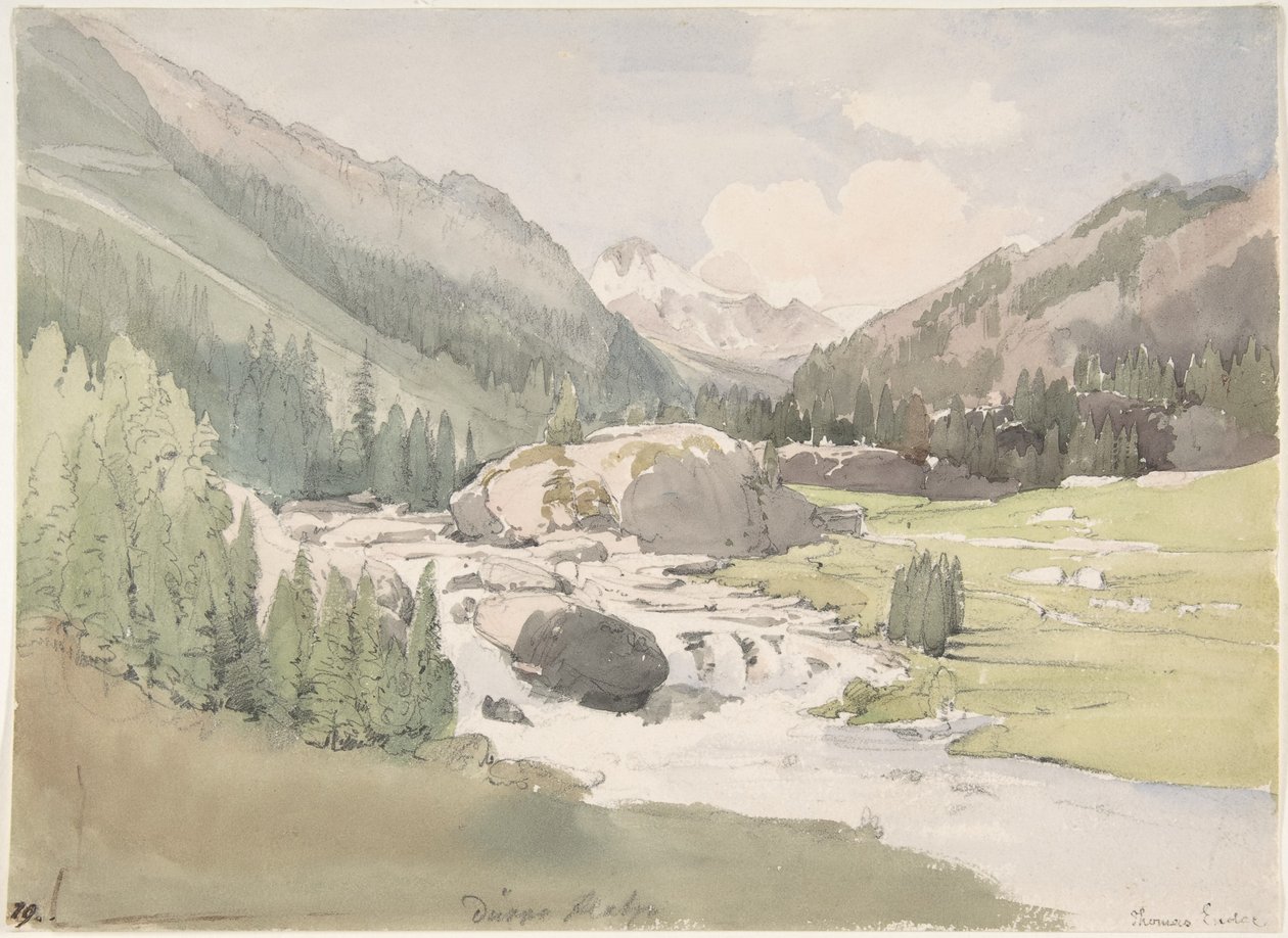 Vallée de montagne - Thomas Ender