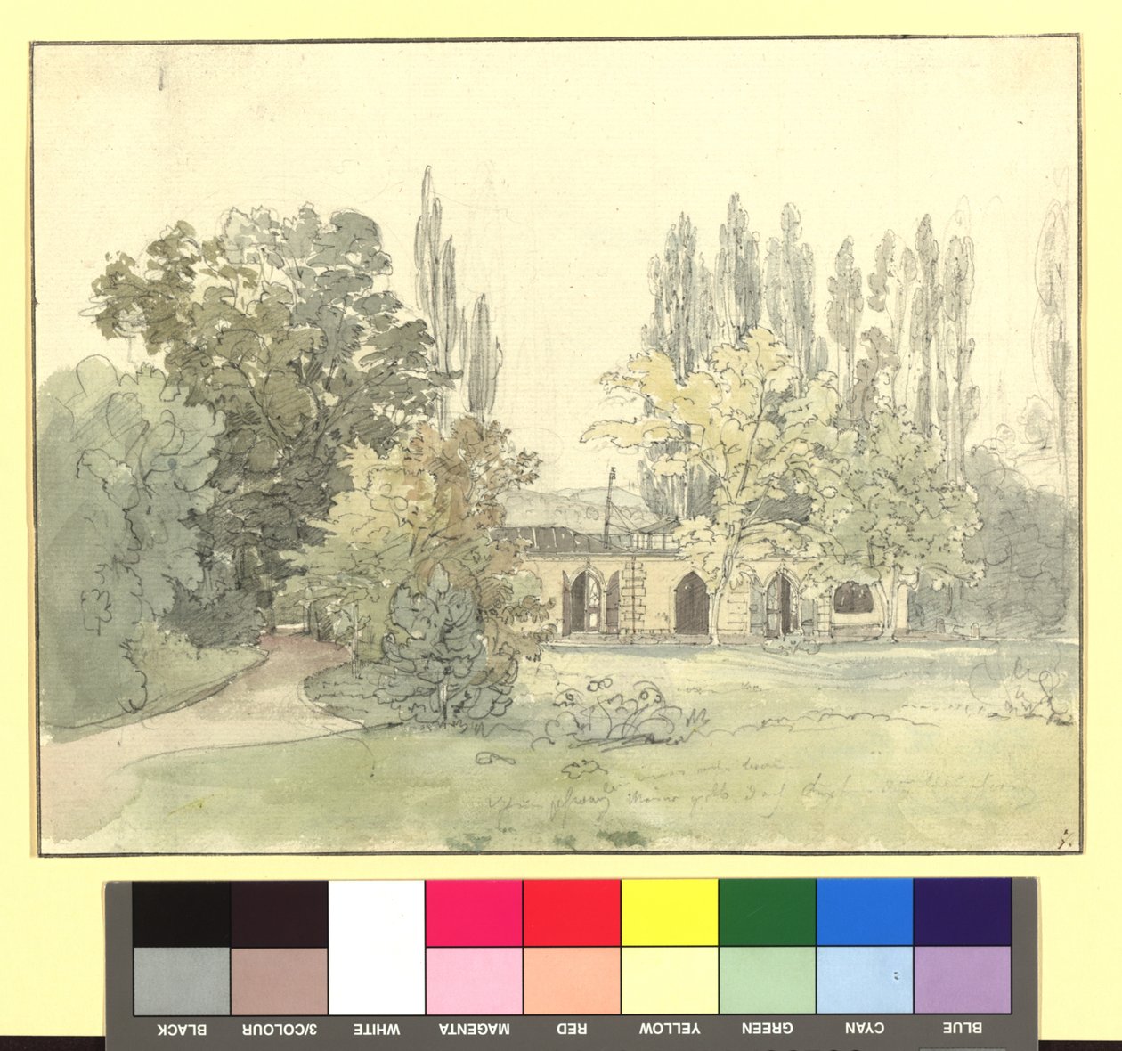 Sommerhaus im Park des Fürstenpaares - Thomas Ender