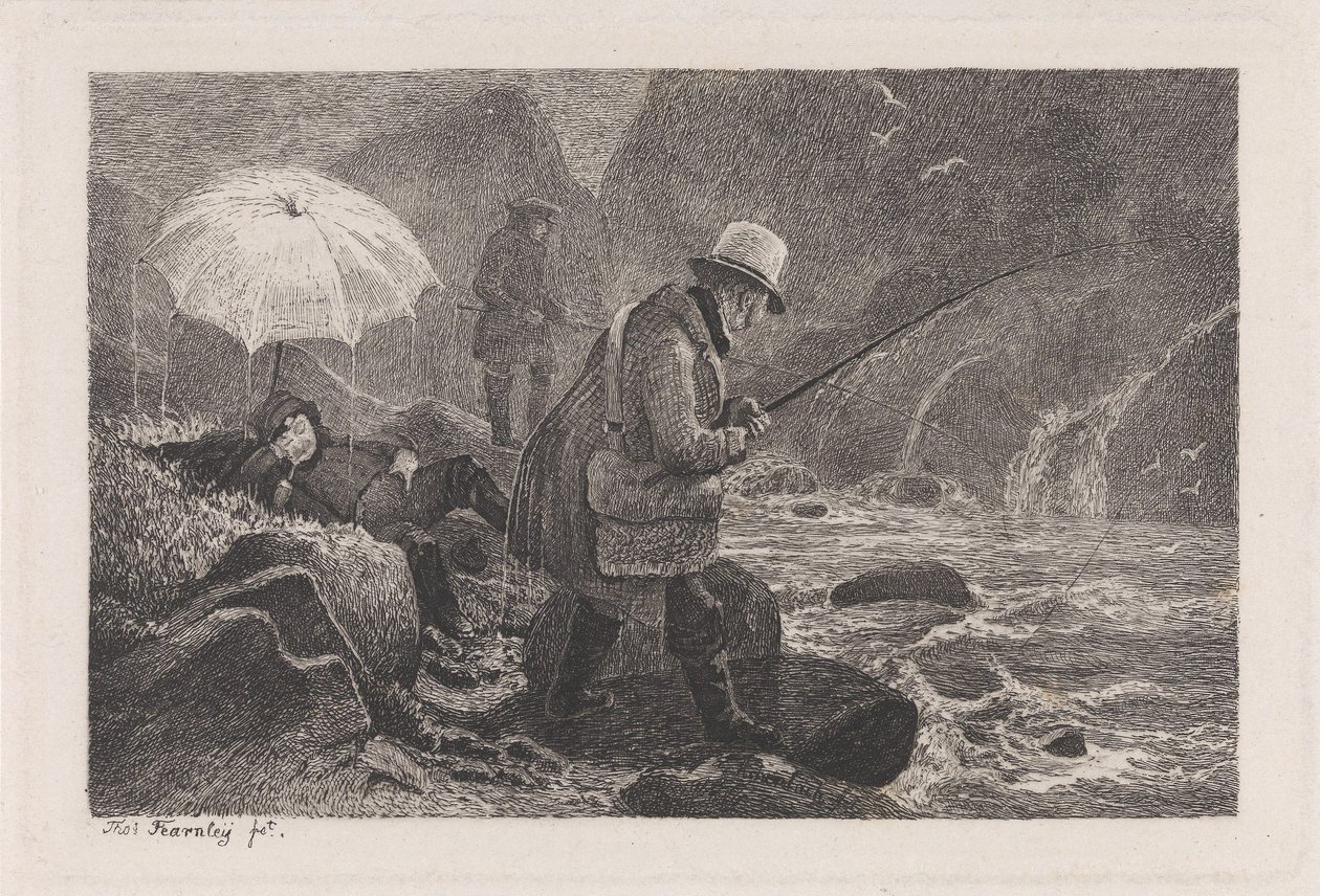 Pêcheurs à la ligne à Sogn - Thomas Fearnley