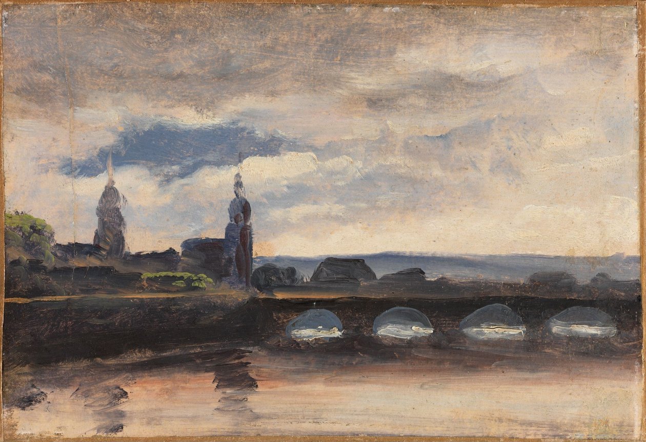Le pont Auguste à Dresde - Thomas Fearnley