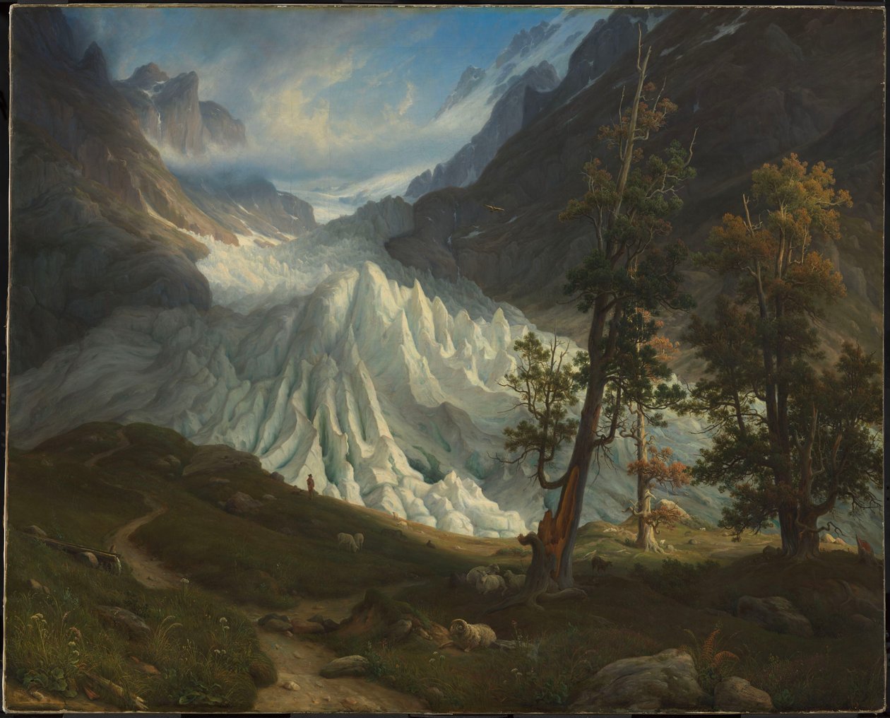 Le glacier de Grindelwald - Thomas Fearnley